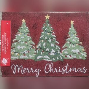 Tapestry Christmas placemats